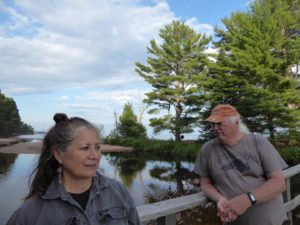 Lake Surperior With Ojibwe Family