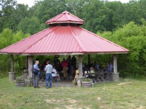 Gazebo, Pickards Mountain, Thomas Berry Conference 2019