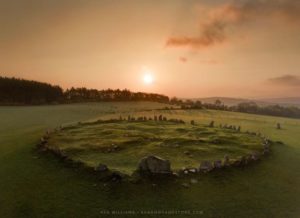 Bealtaine Sunrise at Beltany by Ken Williams